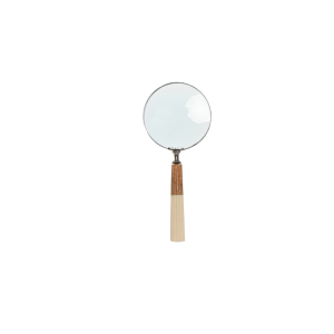 Glass & Bamboo Magnifying Glass