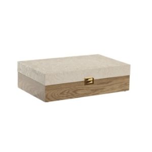 COMING SOON - Wooden Box White & Natural Finish