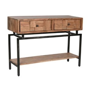 COMING SOON - Console Table Acacia & Metal Natural