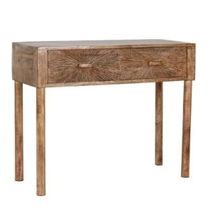 COMING SOON - Mango & Metal Console Table