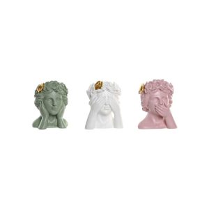 Resin Flowerpot Stand Set 3 No Evil
