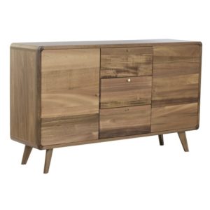 COMING SOON- Acacia & Metal Buffet Unit