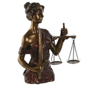 COMMING SOON- Figure Resin Lady Justice &ndash; Copper
