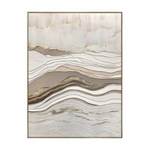 COMING SOON-Hand Painted Abstract Canvas White & Grey